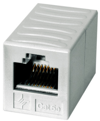 Telegärtner AMJ-Kupplung K Cat.6 iso RJ45 (f-f),alpinweiß 100023166