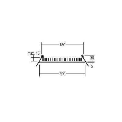 Brumberg Leuchten LED-Einbau-Panel 24VDC TW silber 12437684