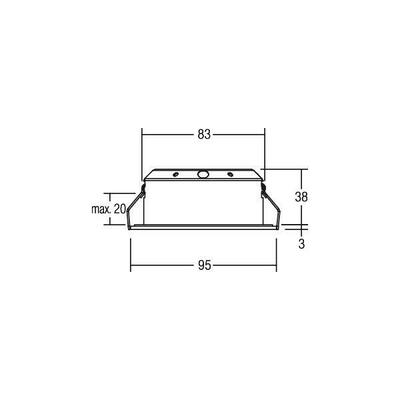 Brumberg Leuchten LED-Einbauleuchte 1800-2800K ni.mt. 12476153