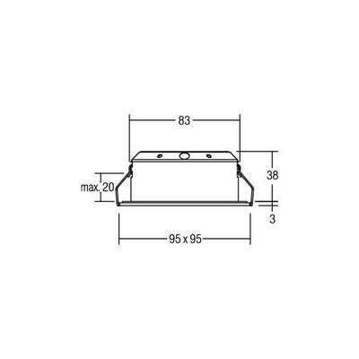 Brumberg Leuchten LED-Einbauleuchte 1800-2800K ni.matt 12486153