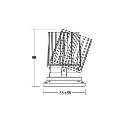 Brumberg Leuchten LED-Einbauleuchte 1900-3000K weiß 12644073