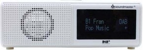 Soundmaster DAB+Uhrenradio UKW-PLL,USB UR8350WE weiß