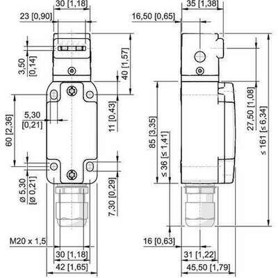 Stahl Positionsschalter S/Ö Sicherhssch getr 8070/2-1-AZ-U60