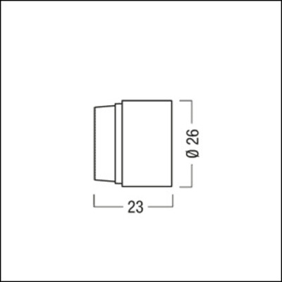 Zumtobel Group Abblendtubus SUP2 S TUBE BK