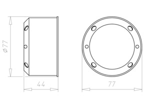 Kaiser Hohlwand-Gerätedose HWD B15 9463-15