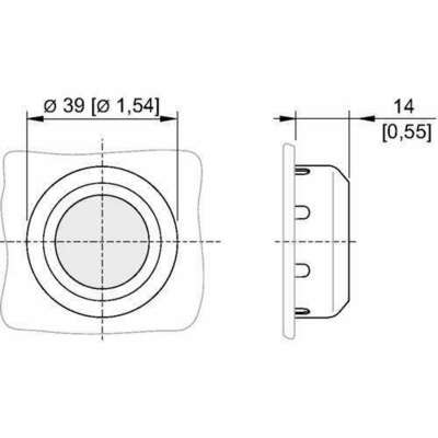 Stahl Drucktaster Drucktaster 8602C3-001-B
