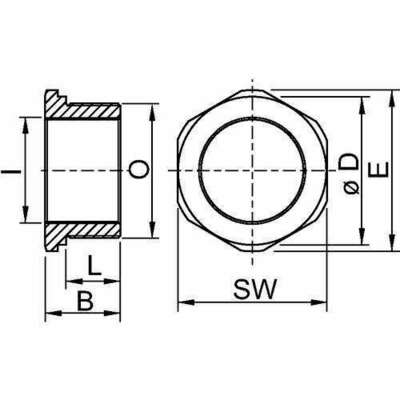 Stahl Reduzierung CMP-737D CMP-737-D-M4-M3-5