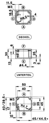 Bernstein Leergehäuse GEH.CA-020