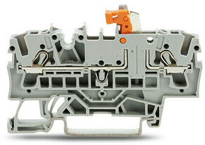 WAGO GmbH & Co. KG 2-Leiter-Trenn-u.Messklem. Prüfmöglichkeit,grau 2002-1671/401-000