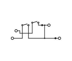 WAGO GmbH & Co. KG Doppelstock-Doppeltrennkl. blau 2002-2959