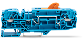 WAGO GmbH & Co. KG 2-Leiter-Trenn-u.Messklem. Prüfmöglichkeit,blau 2006-8674
