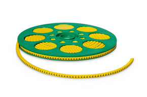HellermannTyton Kennzeichnungstülle (-) ge, auf Rolle HG2-5---PVC-YE-M4