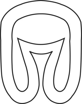 HellermannTyton Kennzeichnungstülle (W) ge, auf Rolle HG2-5-W-PVC-YE-M4