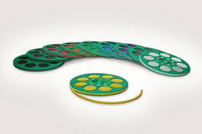 HellermannTyton Kennzeichnungstülle (W) ge, auf Rolle HG2-5-W-PVC-YE-M4