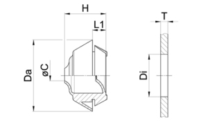 Jacob Dichtungsdurchführung KLIKSEAL G501-1025-00
