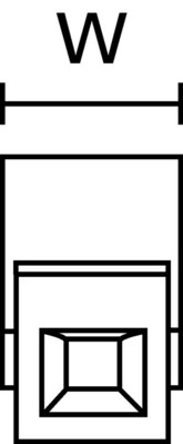 HellermannTyton Steckklemme HECL-1/1-PA-GY-100ST