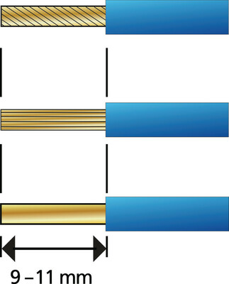 HellermannTyton Steckklemme HECL-1/1-PA-GY-100ST