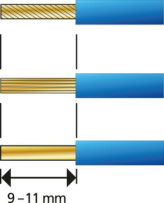 HellermannTyton Steckklemme HECL-2/1-PA-WH-100ST