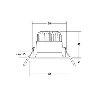 Brumberg Leuchten LED-Einbaudownlight 12384683