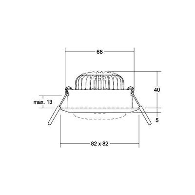 Brumberg Leuchten LED-Einbaustrahler 12385683
