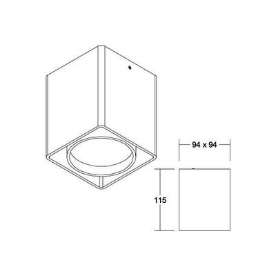 Brumberg Leuchten LED-Anbaudownlight 12392173