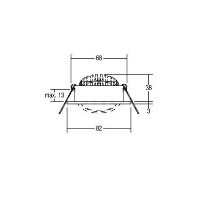 Brumberg Leuchten LED-Einbaustrahler 230V 4000K 38361254