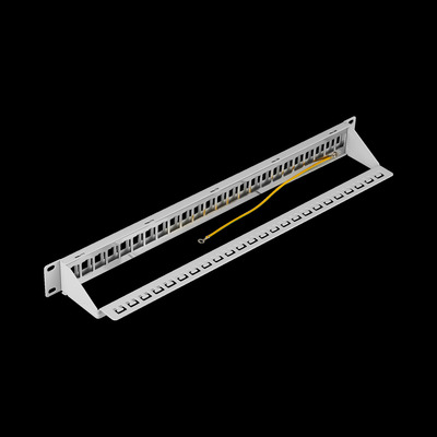 EFB-Elektronik Verteilerfeld 19" 1HE 24-Port, RAL 7035 37578.1V2
