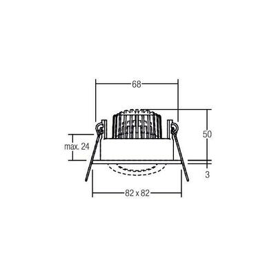 Brumberg Leuchten LED-Einbaustrahler 230V 3000K 39355643