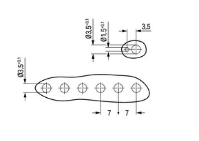 WAGO GmbH & Co. KG 1-Leiter-Stiftleiste CAGECLAMP,1,5mm²,lgr 2091-1525/020-000