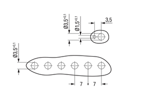 WAGO GmbH & Co. KG 1-Leiter-Stiftleiste CAGECLAMP,1,5mm²,lgr 2091-1530/020-000