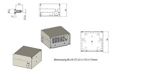 EFB-Elektronik Spleissgeh.Hutschienenmon. 53705.1V3