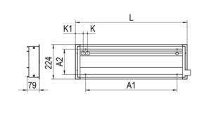 Ridi-Leuchten LED-Einbauleuchte 840, DALI 2, DT6, weiß M200-E160 #0837972