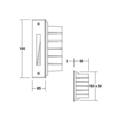 Brumberg Leuchten LED-Wandeinbauleuchte 230V 60210183