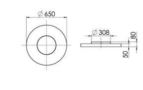 Ridi-Leuchten LED-Anbauleuchte 830 STORA-RA #SPC0620068