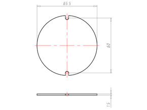 Kaiser Deckel innenliegend 1158-90