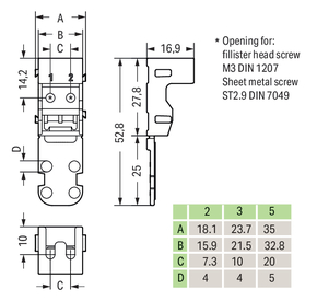 WAGO GmbH & Co. KG Befestigungsadapter Serie 221-4mm²,sw 221-502/000-004