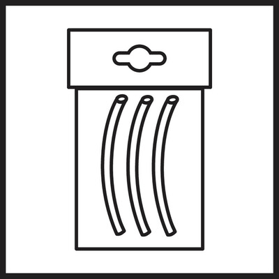 HellermannTyton Schrumpfschlauch 10Abschnitte a 200mm HIS-3-BAG-1.5/0.5 bl