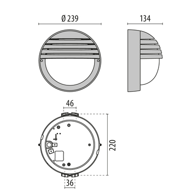 Performance in Light LED-Wandleuchte 4000K 3100219