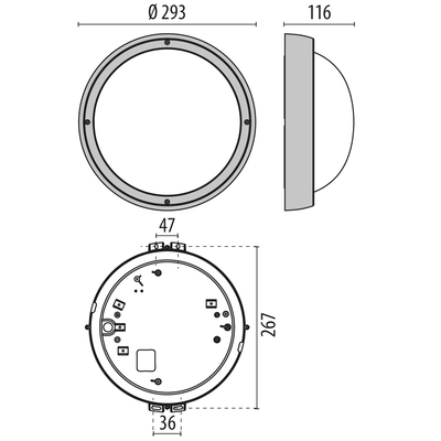 Performance in Light LED-Wand-/Deckenleuchte 4000K 3100233