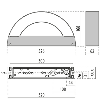 Performance in Light LED-Wandleuchte 3000K 3100767