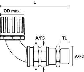 HellermannTyton KS-Verschraubung IP66 HG21-90CG-PG16