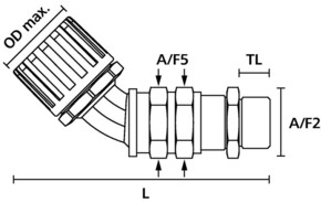 HellermannTyton KS-Verschraubung IP68 HGL42-45CG-M40