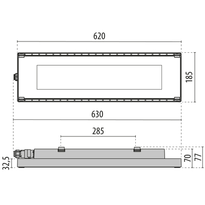 Performance in Light LED-Feuchtraumleuchte 4000K 3101707