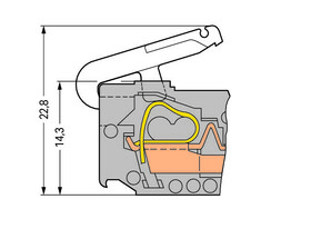 WAGO GmbH & Co. KG Betätigungswerkzeug 1-fach,weiß 231-131