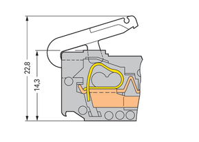WAGO GmbH & Co. KG Betätigungswerkzeug 1-fach,weiß 231-131