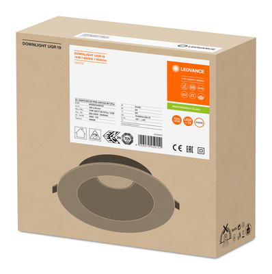 Ledvance LED-Downlight 4000K UGR19 DLUGRDN155PFM14W840