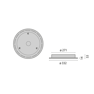 Performance in Light LED-Leuchte 840, DALI FLR333#8333661266410