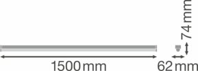 Ledvance LED-Anbauleuchte 4000K Notlichtfunkt. LNUO150060W/4000KEM