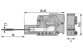 WAGO GmbH & Co. KG Prüfsteckermodul mit Kontaktzunge 231-455