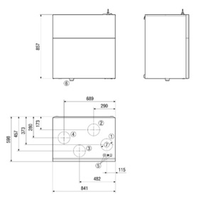 Maico Raumluft-System m. Vorheizregister WS 320 KR